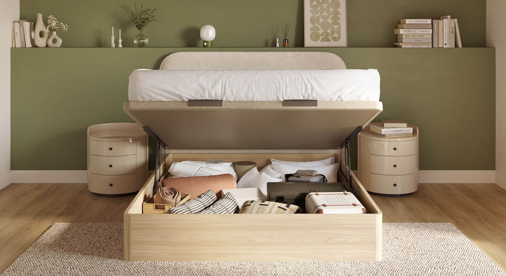 Lit coffre TERUEL Bois Cambrian