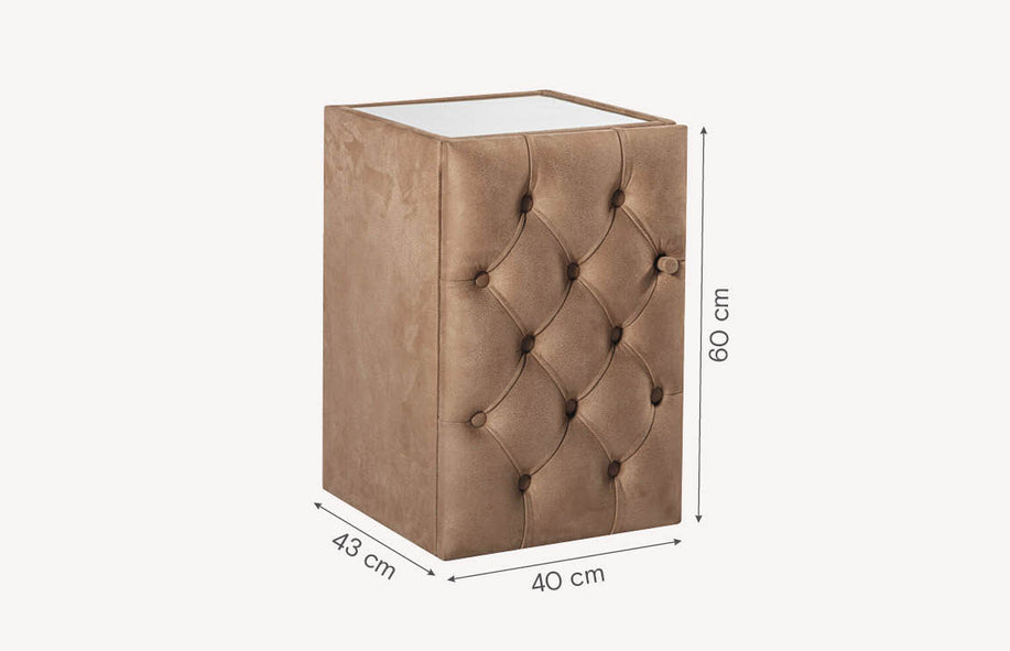 Table de chevet CHANDLER DELUXE Hismara Cream-1