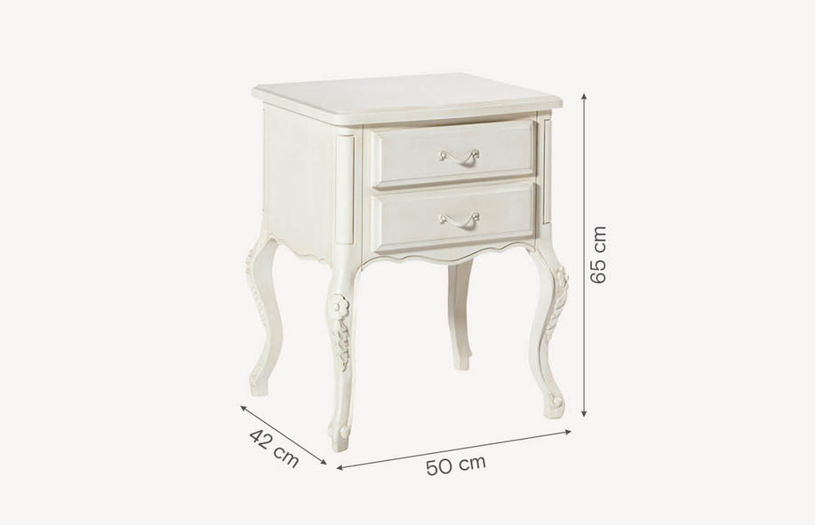 Table de chevet SOCIETY 250 tissus au choix-1