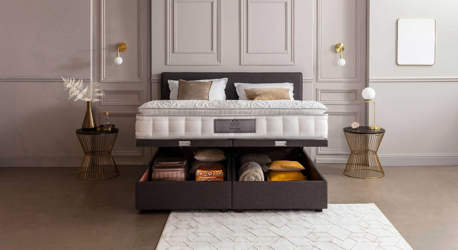 Lit coffre Warren Box Le Lit avec espace rangement