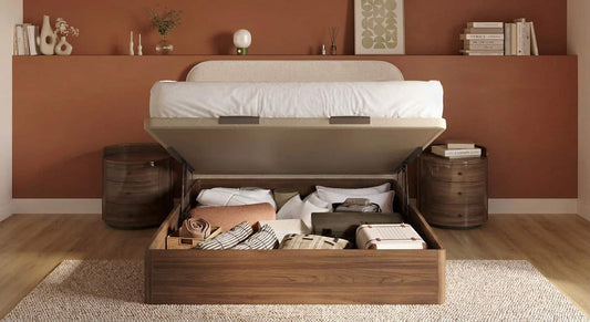 Lit coffre chambre d'amis : pratique, discret, toujours prê