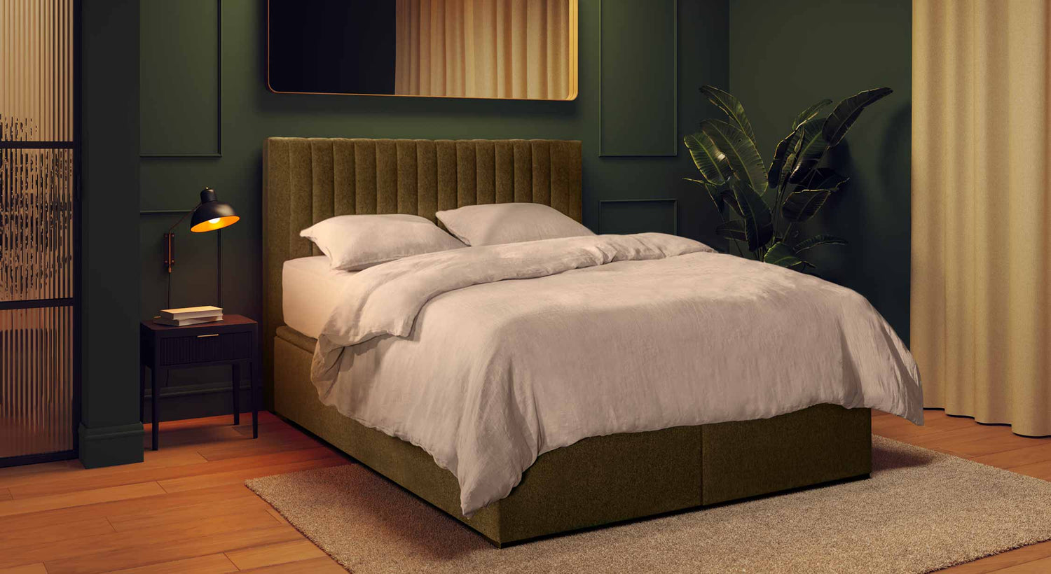 Accorder la couleur du lit coffre au reste de la chambre