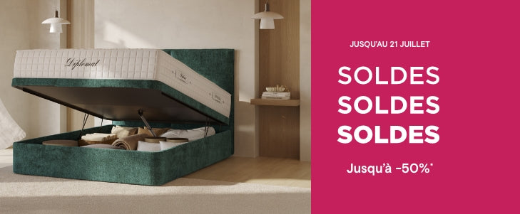 Lit coffre en soldes