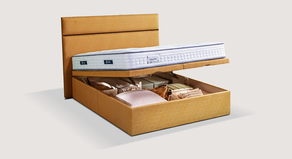 Lit coffre H30 100 tissus au choix