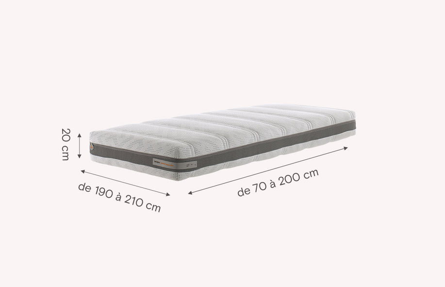 Matelas GELTEX SUPPORT PLUS Confort Ferme-1