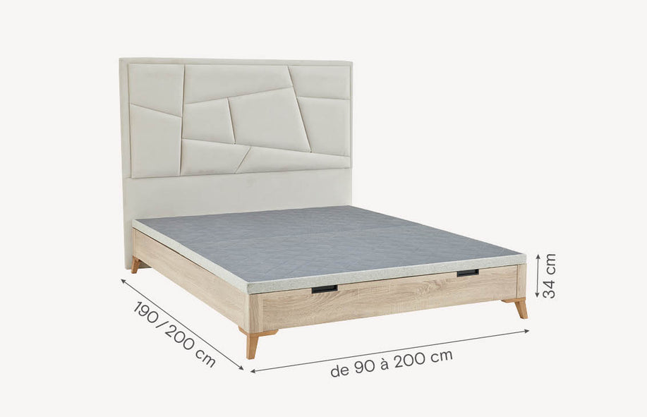 Ensemble lit coffre FILIPO-1