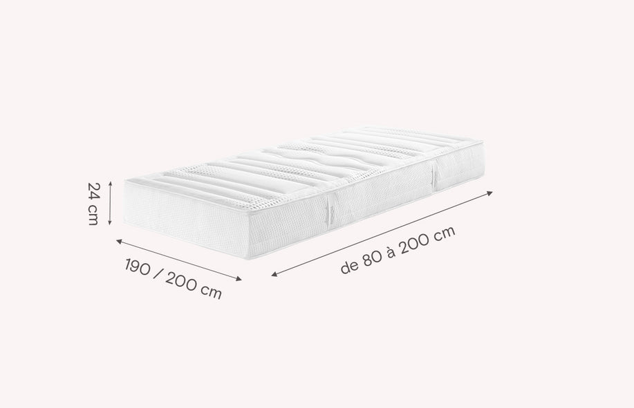 Matelas VERSA 24 LATEX Confort Ferme-1