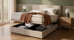 Lit coffre OUESSANT Luca Beige