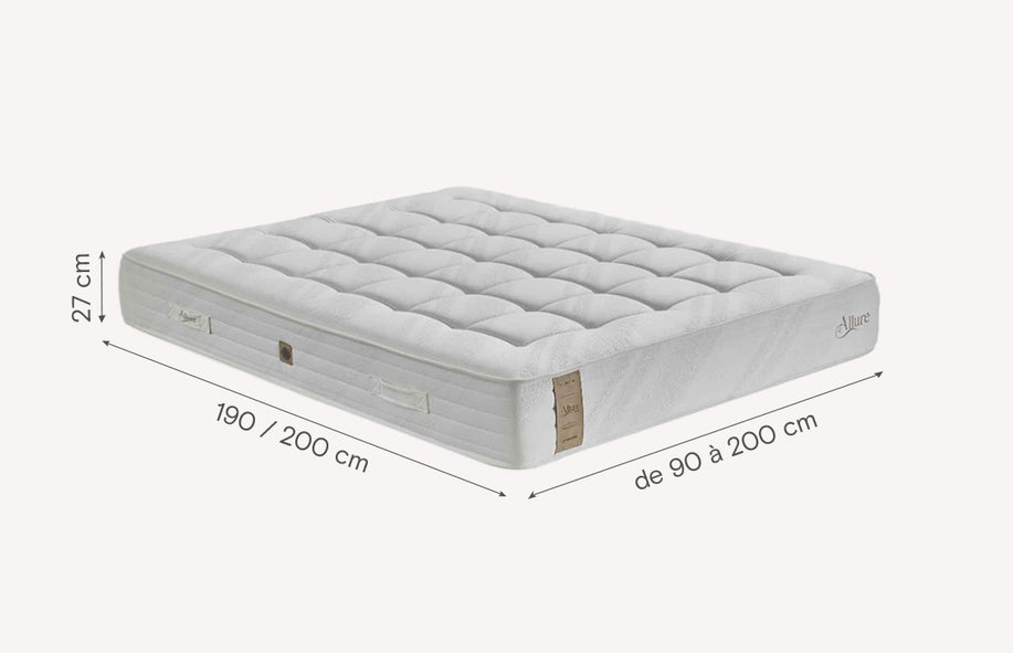 Matelas ALLURE POSITANO Confort Ferme-1