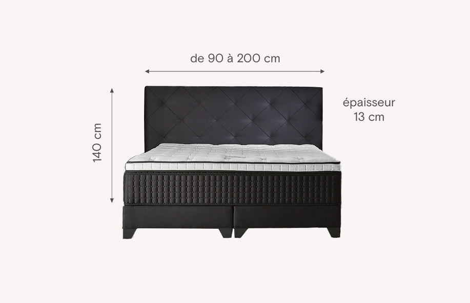 Tête de lit MIAMI 250 tissus au choix-1