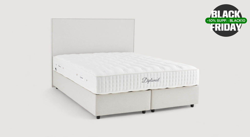 Lit coffre NINA Queens Beige