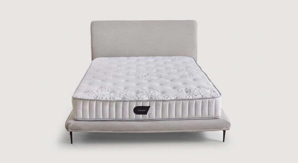 Sommier et tête de lit RUBICON Moderno Grey
