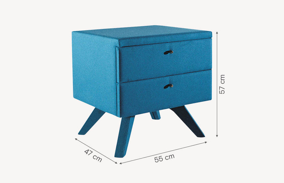 Table de chevet STYLE Stella Grey-1